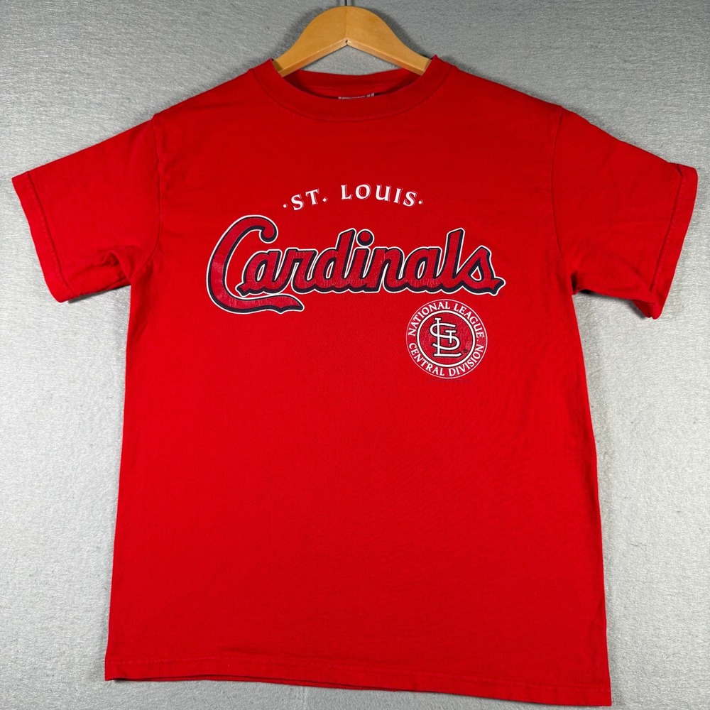 Lee Sport St Louis Cardinals Kids Red MLB T-Shirt 2004 Vintage Size L 14/16